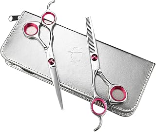 FOMIYES 1 Set Cosmetology Kit Professional Barber Clippers Hair Cutting Shears Set Texturizing Scissors Hair Flat Scissors Stainless Steel Scissors Haircutting Accessories Teeth Scissors