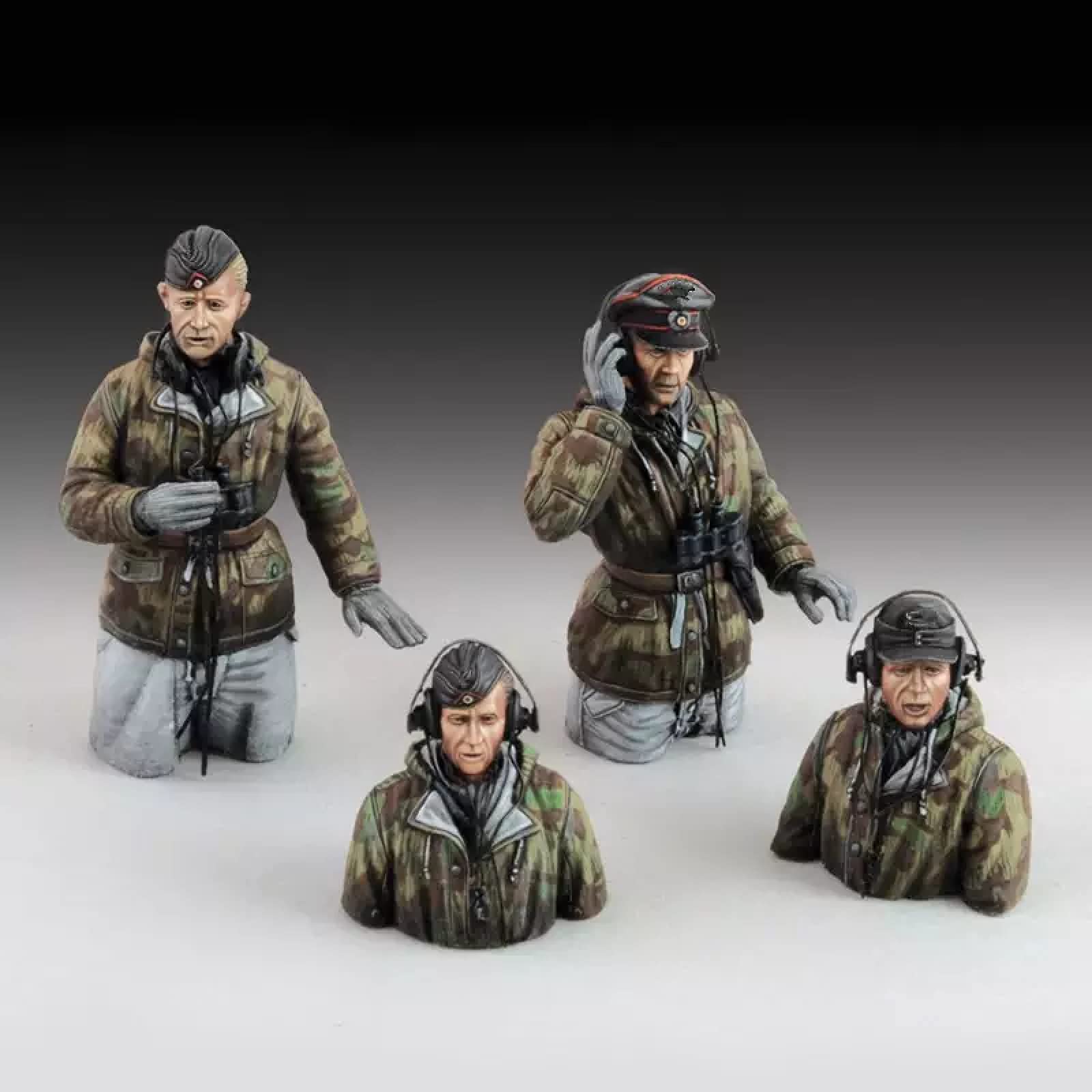 Kit de maquette figurines 3614 - Équipage de char allemand (1943-1945) (1:35) - Figurines militaires