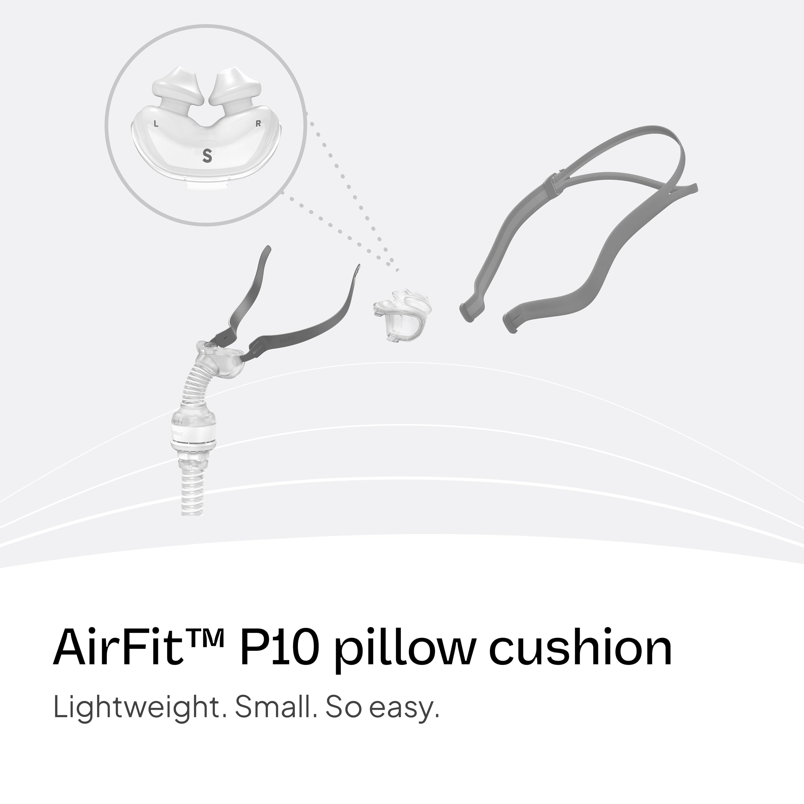 ResMed 鼻枕 AirFit P10用 1組 S Amazon.co.jp: ResMed 鼻枕 AirFit P10用 - デュアルウォール