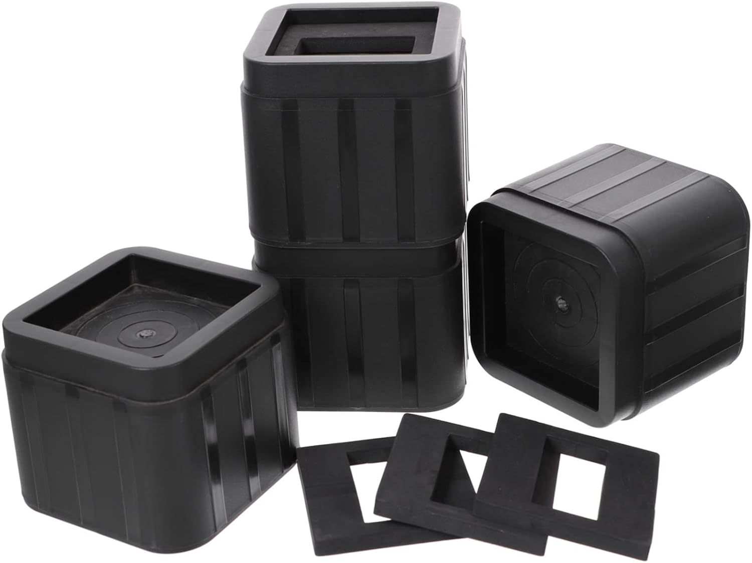 4sets Furniture Feet Pads of Levelers for Couch Legs Sofa Risers Kitchen Cabinets Bedroom Closet Non-Slip Furniture Protectors