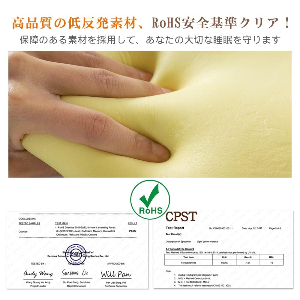 枕 肩までサポート 介護用クッション【 肩・首・頭をしっかり支える】まくら 肩が痛くならない: 首が痛くならない 快眠 低反発 中空設計 通気性 3D構造 pillow 安眠枕 洗えるカバー付き 誕生日 母の日 父の日 プレゼントに最適 54×42cm
