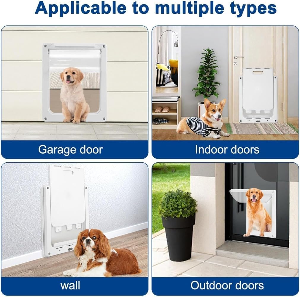 PVTK犬用ロックパネル 透明軽量安全型 中型大型犬用 屋内外兼用 安全性 の強化ガラス製 ペットの安全確保に最適 ペットゲート ロ