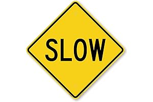 24 x 24 inch “Slow” Premium Traffic Sign