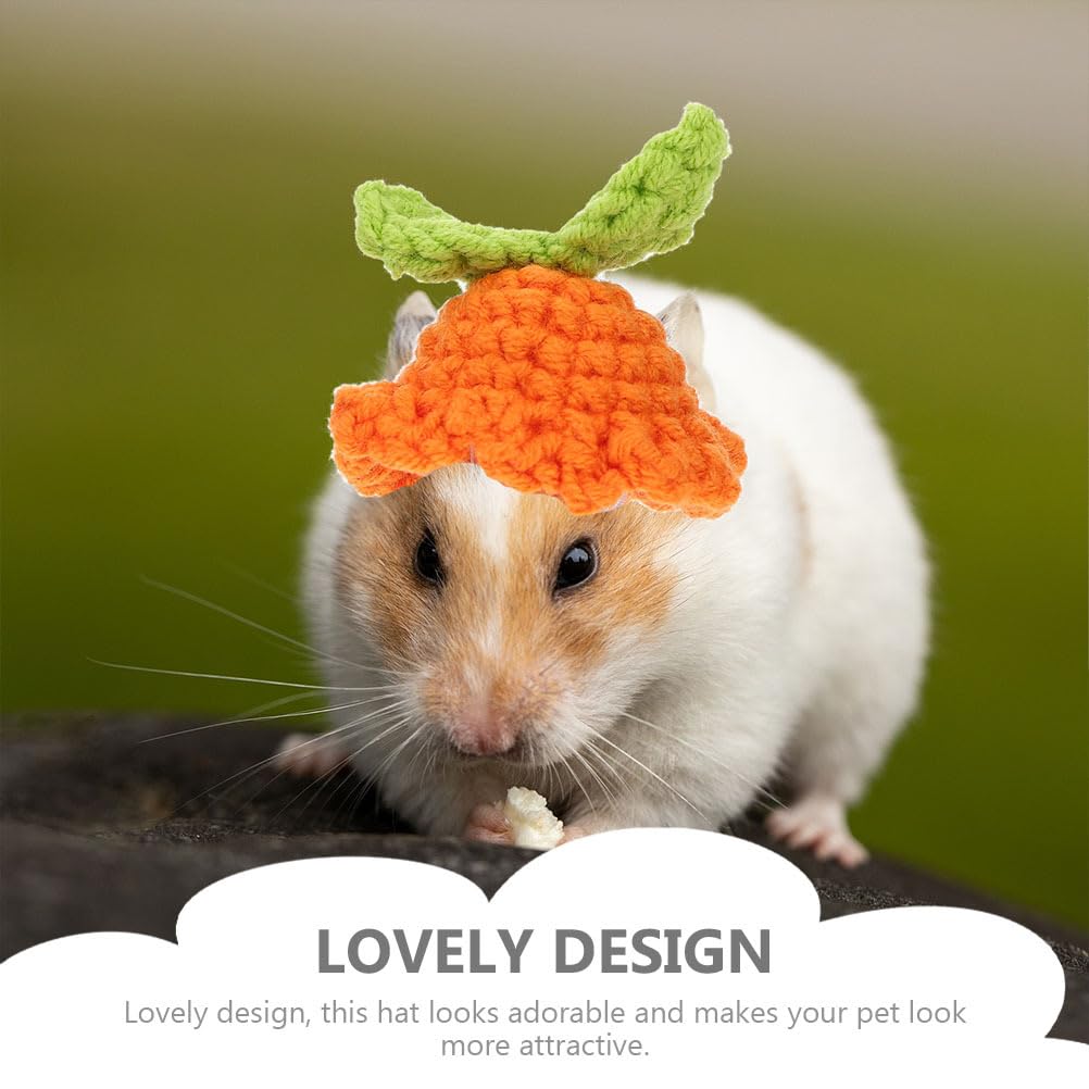 Amazon | Mipcase ハムスター 帽子 2個セット ニット ミニチュア