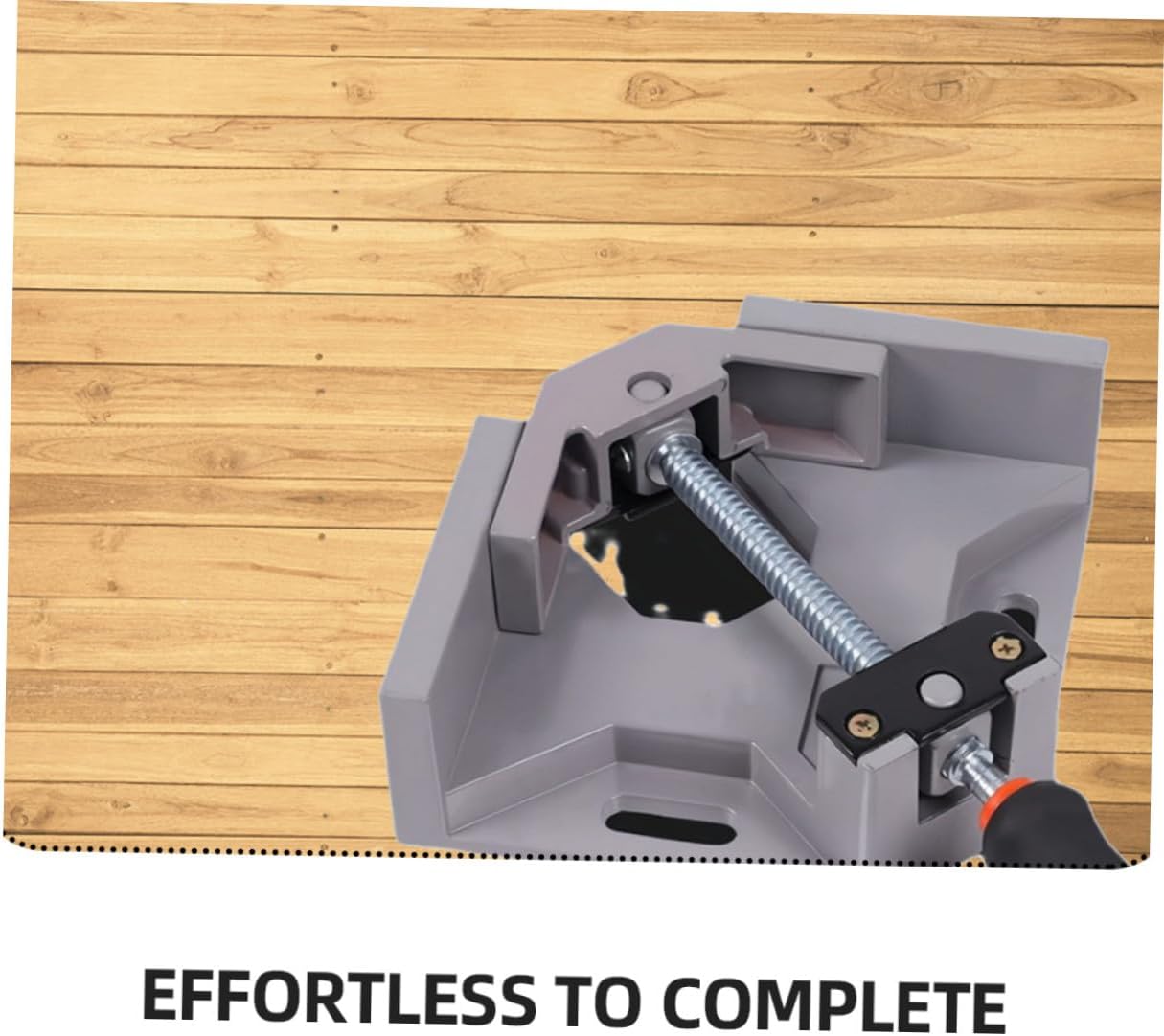 Abaodam Right Angle Corner Clamp Woodworking Fast Durable Clamp with Single Handle Aluminum Alloy for Table Fixing and Welding Tasks