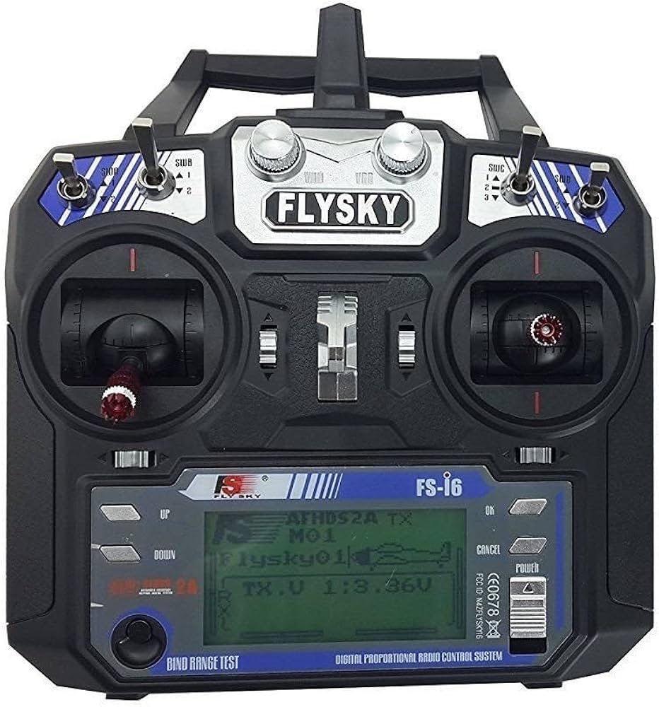 Flysky FS-i6-M2 2.4GHz 6-Channel Transmitter - Multicolor