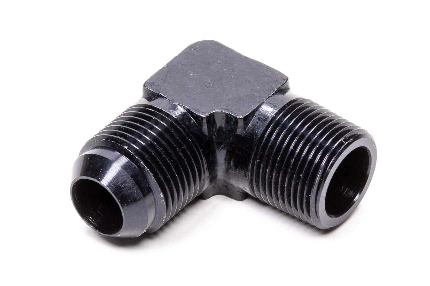 Fragola Performance Systems 482211-BL #10 X 3/8 Mpt 90 Adapter Black
