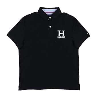トミーヒルフィガー『スモールロゴ』ストレッチ対応 ポロシャツ/TT88XXXL TOMMY HILFIGER 新品 トミーヒルフィガー 刺繍ロゴ ストレッチ