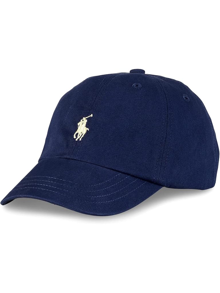 Navy Polo Ralph Lauren Cotton Chino Baseball Cap (Big Kids)