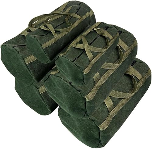 Miniatura 5 de Garneck Basics - Bolsa de herramientas resistente, bolsa de herramientas de boca ancha de 15.7 pulgadas sin bolsillos interiores, organizador de