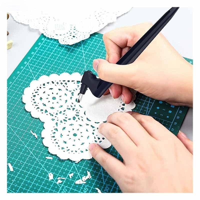 360 Degree Rotary Cutter with Adjustable Blade and Ergonomic Handle, for Fabric, Paper, Quilting, Scrapbooking, and DIY Projects-image-41