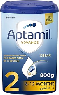 Advance Cesar 2 Follow-On Formula Milk From 6-12 Months, For C-Section Born Babies, Easy To Use Pack, 800g