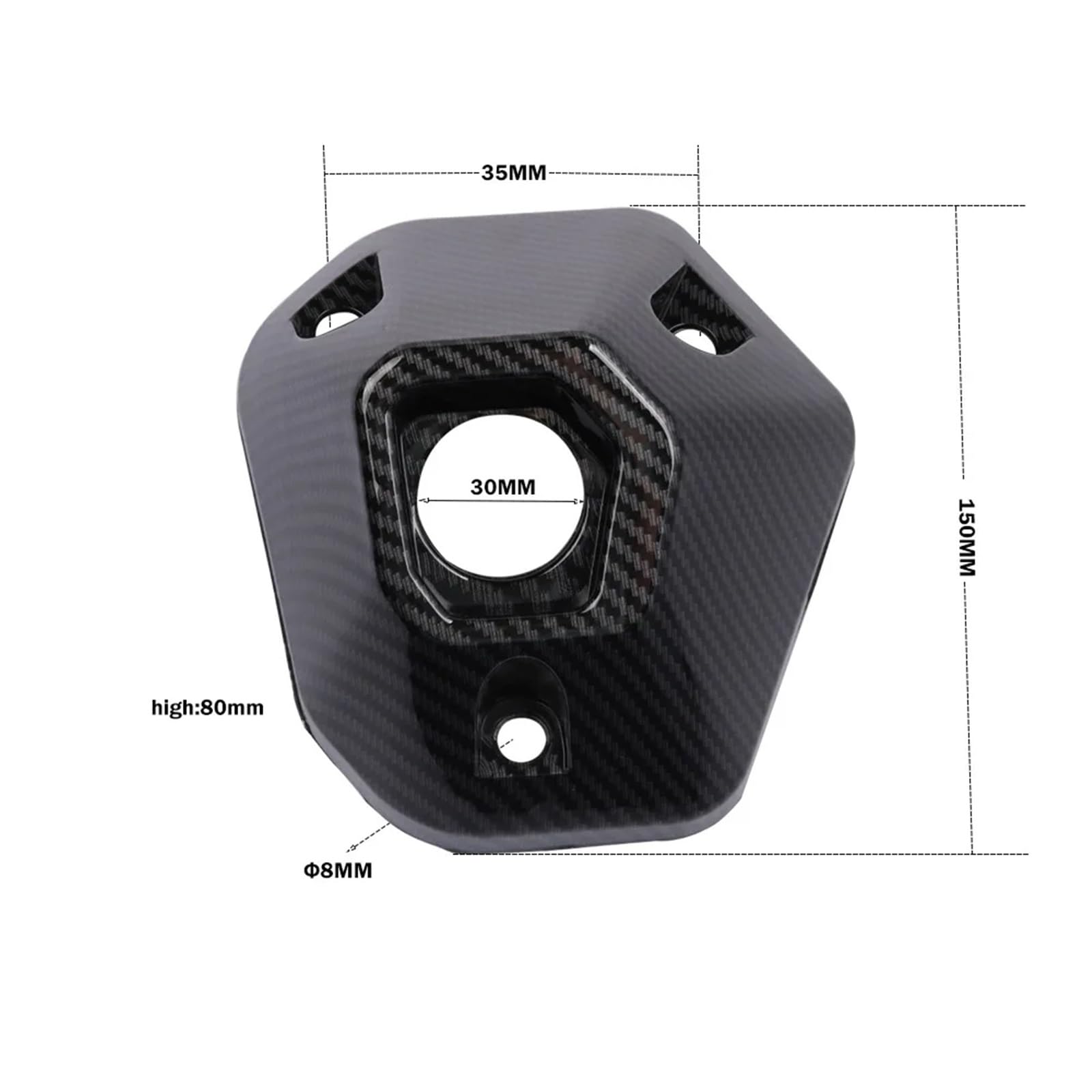 Escudo térmico de Escape Compatible con Honda ADV150 2019-2020. 2 piezas de silenciador tubo escape, protector protección térmica, cubierta protectora del puerto
