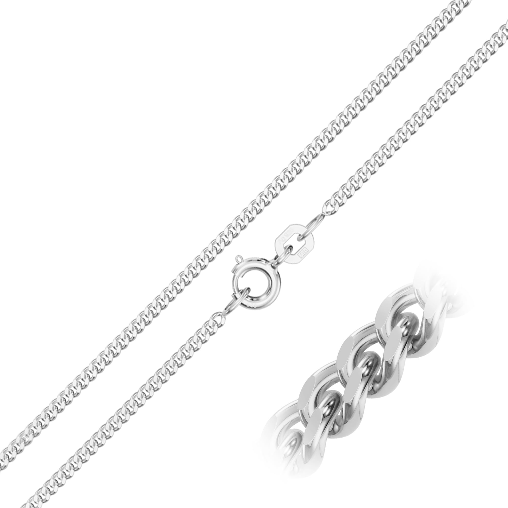 Madonna Milagrosa Anhänger massiv 925 Silber. Wundertätige Medaille mit Halskette oder ohne Kette wählbar + Schmuck-Etui + Echtheitszertifikat