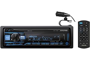 Alpine Single-DIN Bluetooth Car Receiver CDE-175BT