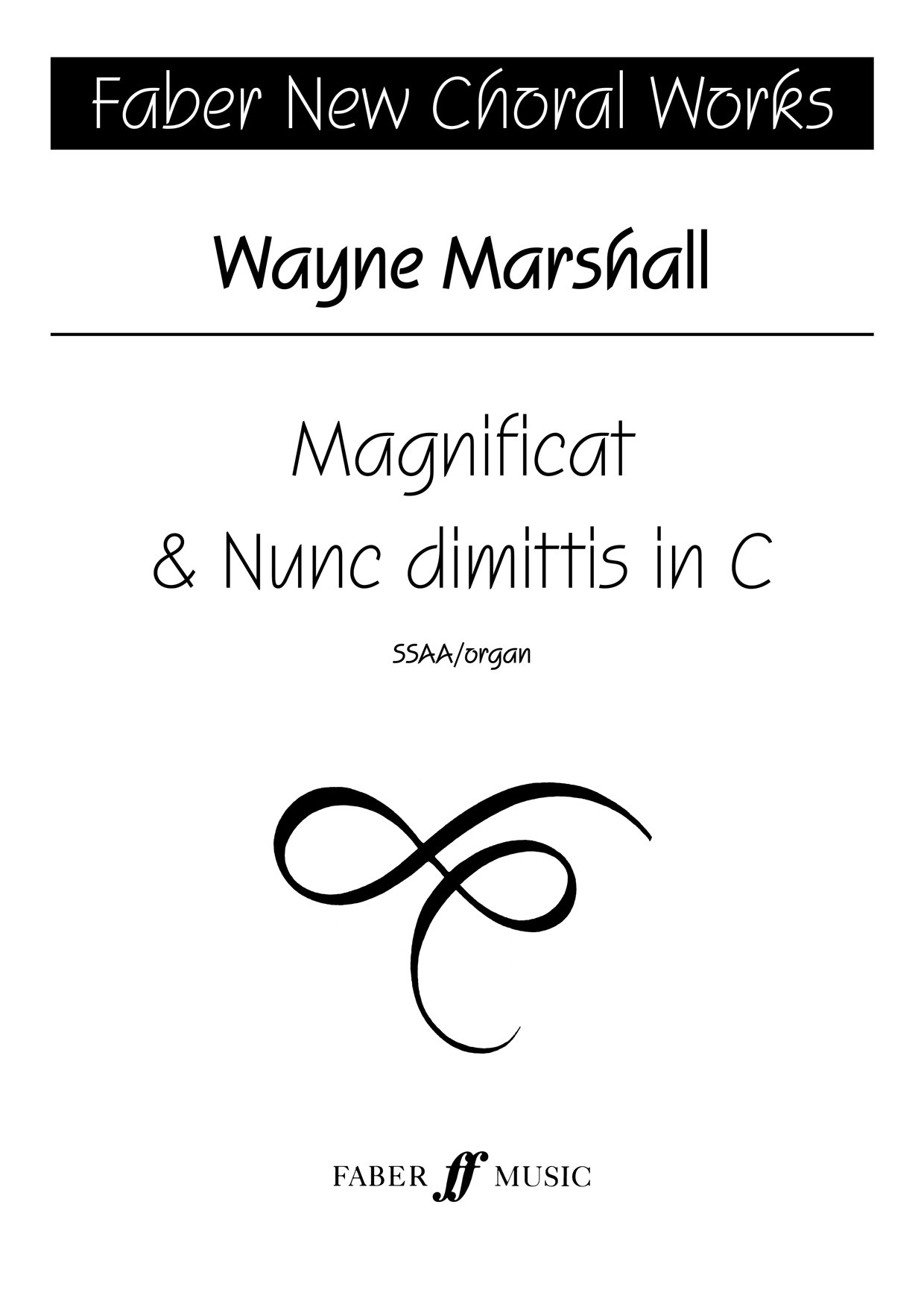 Magnificat & Nunc Dimittis in C pour chœur SSAA partition de chant