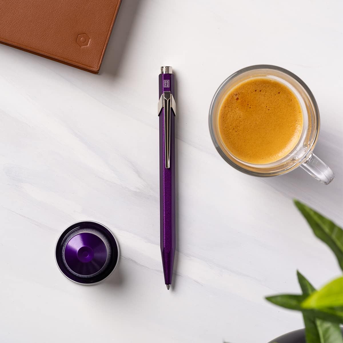 Caran d'Ache Nespresso 3rd Edition 849 Ballpoint Pen - Deep Purple