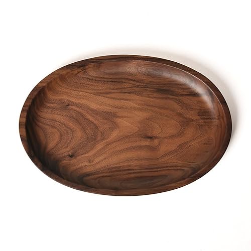 Solid Wooden Serving Tray,Decorative Trays,Serving Platters for Food Fruit Tea