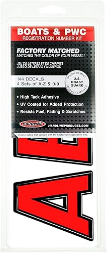 Vista 31 de Kit de números para registro de fábrica Hardline Products en color azul y negro, Cromo/Negro