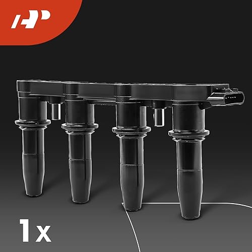 Miniatura 6 de A-Premium 1 paquete de bobina de encendido y 4 bujías de iridio compatibles con Chevrolet Aveo 2009-2011, Aveo5 2009-2011 y Suzuki Suzuki+ 2009 y