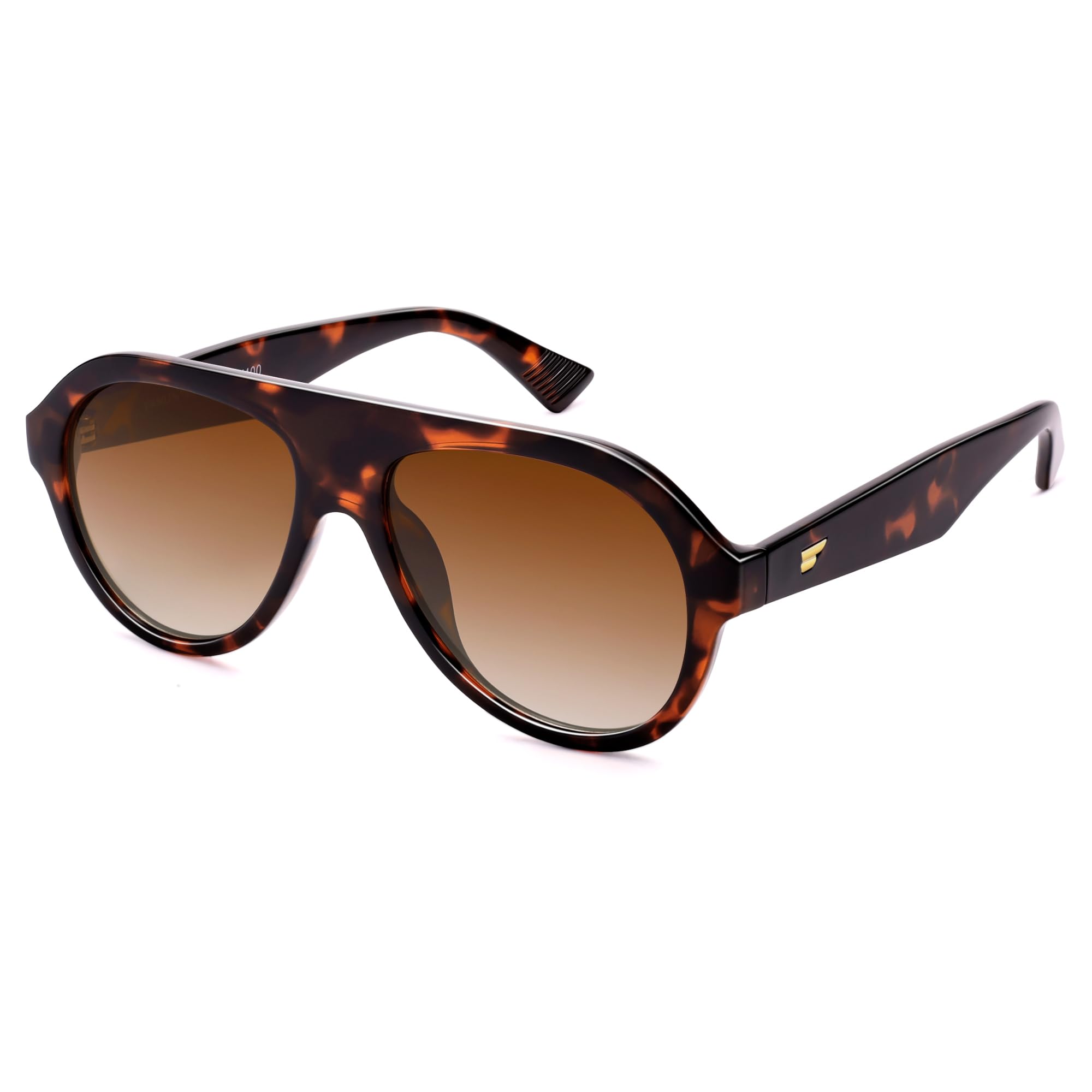 VANLINKER Retro Big Aviator Polarized Sunglasses