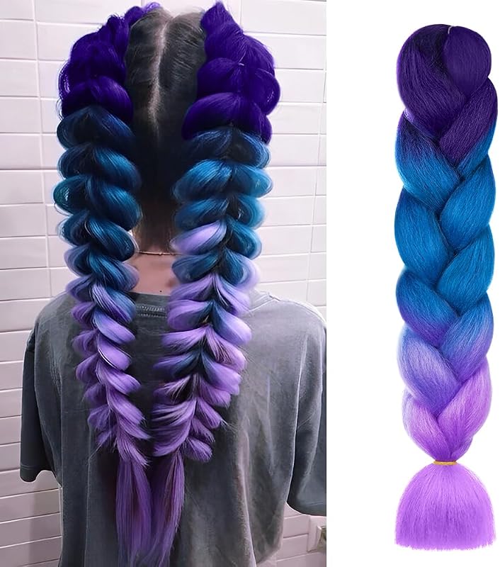 Aomig Szintetikus Fonási Hajhosszabbítás 4 Szín 60cm Box Braid