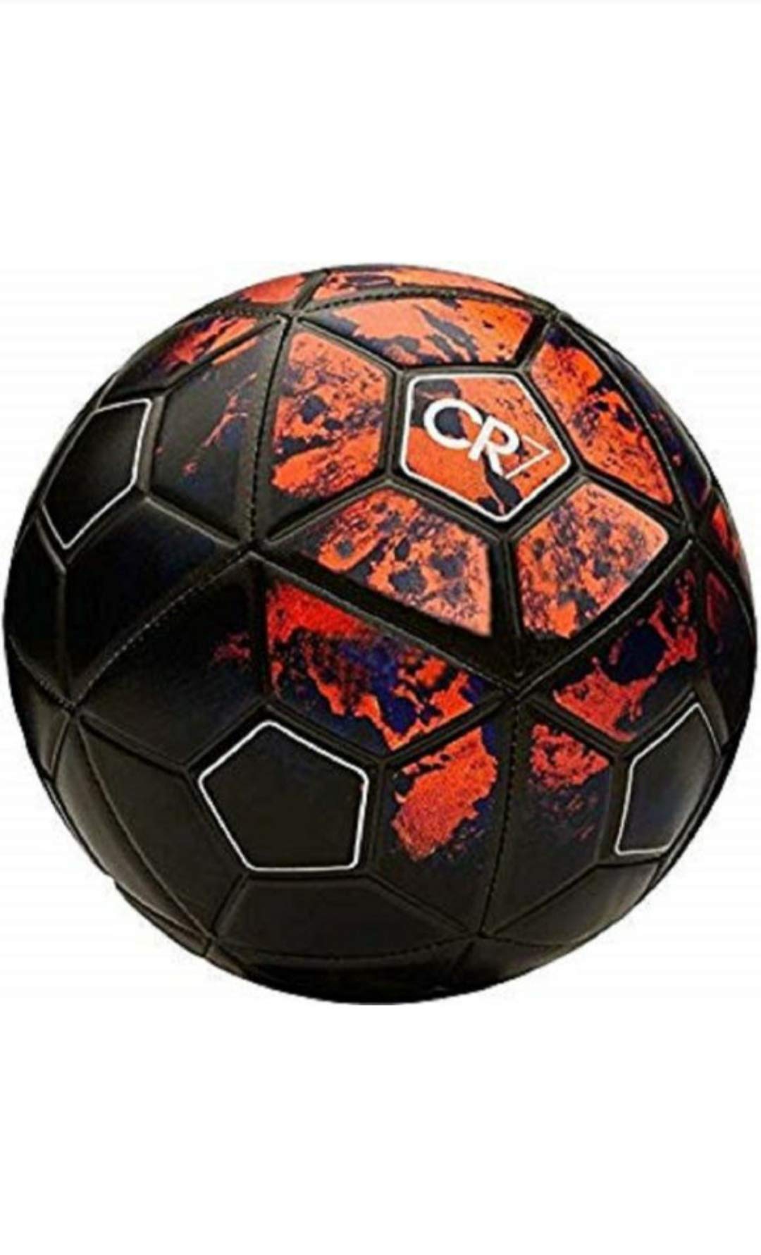 Clark CR7 32 Panels PVC Football Red and Black with Needle (Size 5)-image-32