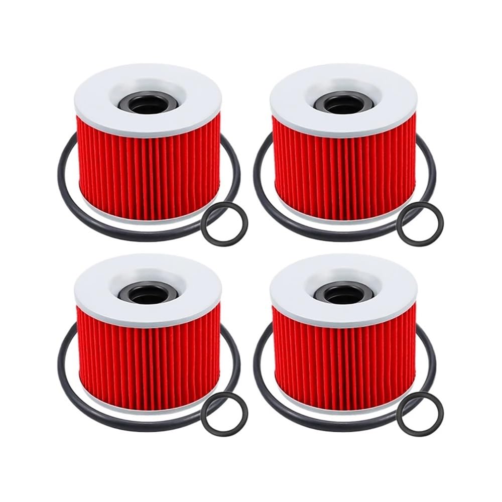 Filtro olio moto adatto for 350 500 900 1000 1100 1200 885 750(4pcs-red)