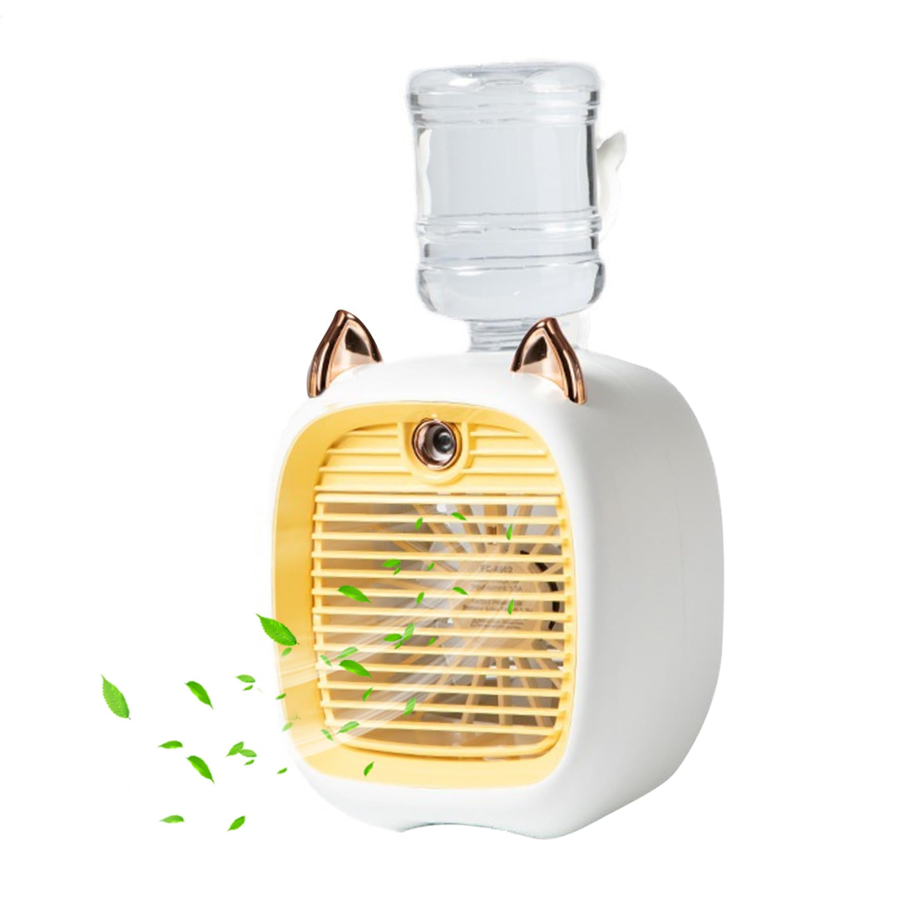 Mini ventilateur de climatiseur USB à 3 vitesses avec réservoir de 270 ml pour bureau