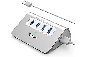 Aluminum 4 Port USB 3.0 Hub: Essential Expansion Solution