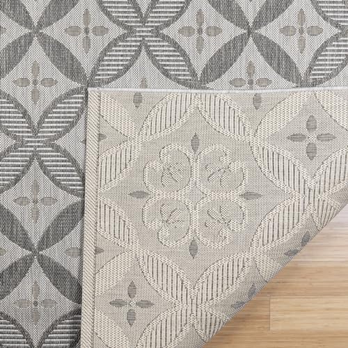 image for Gertmenian Indoor/Outdoor Flatweave Area Rug - 9x13 Extra Large, Stain