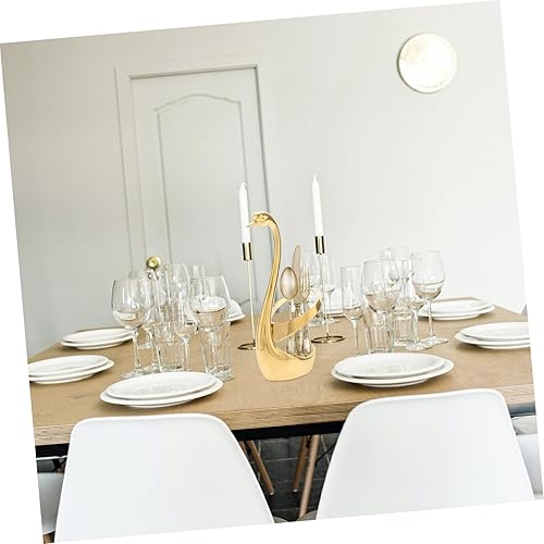 Miniatura 8 de Kichvoe Soporte de cuchara, 1 juego de soporte de cuchara, soporte de cuchara y tenedor, organizador de tenedor, estante de almacenamiento, mesa de