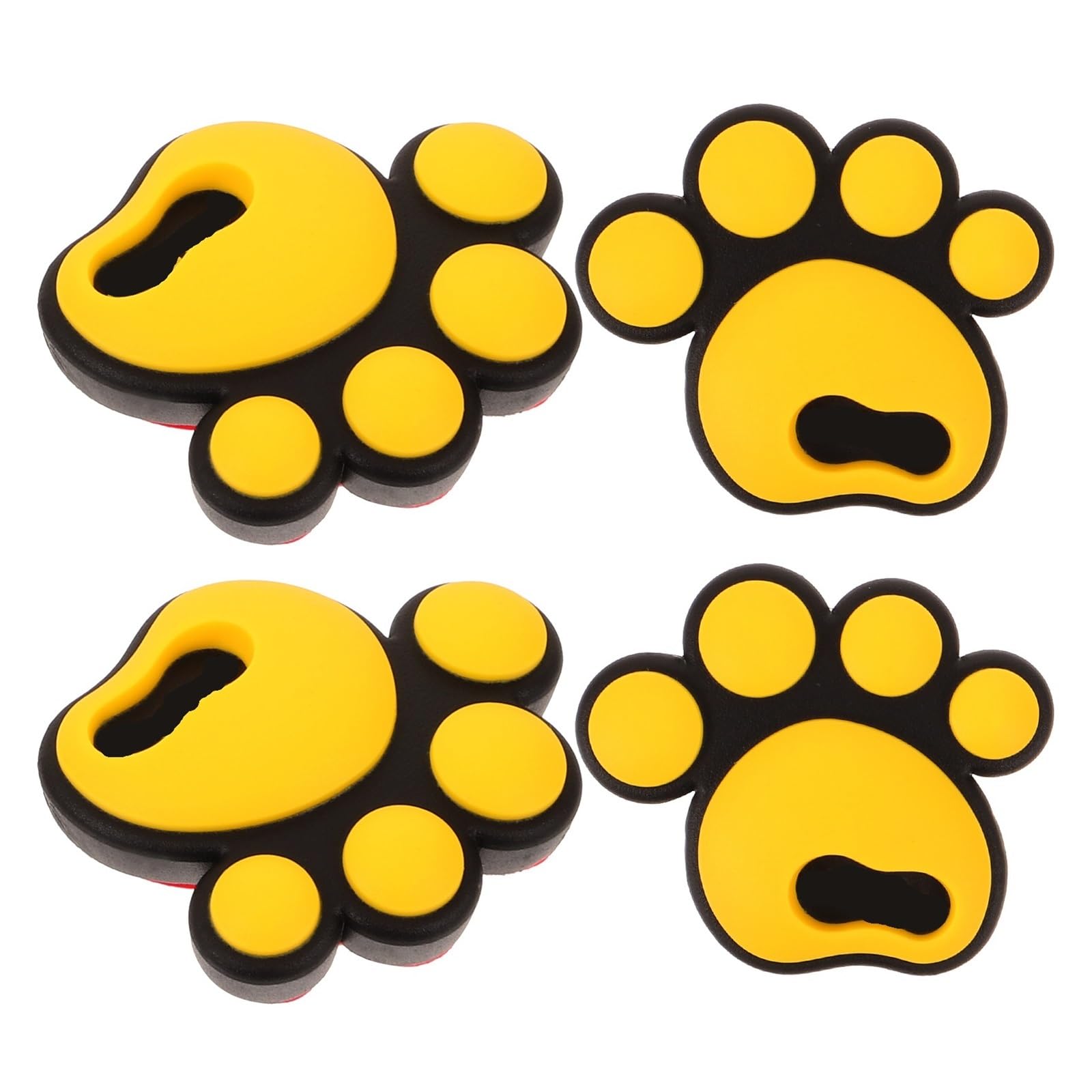 Coussinets pour Planche à Neige Lot de 4 Autocollants antidérapants en Silicone for Snowboard, Coussins adhésifs, pièces Rechange for, Accessoires