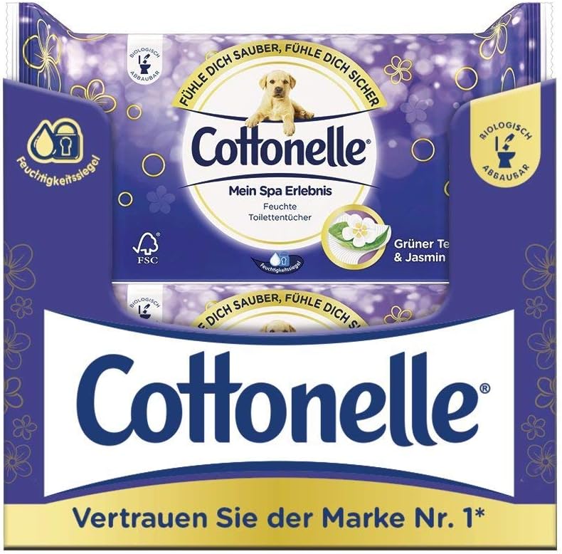 Cottonelle moist toilet tissues