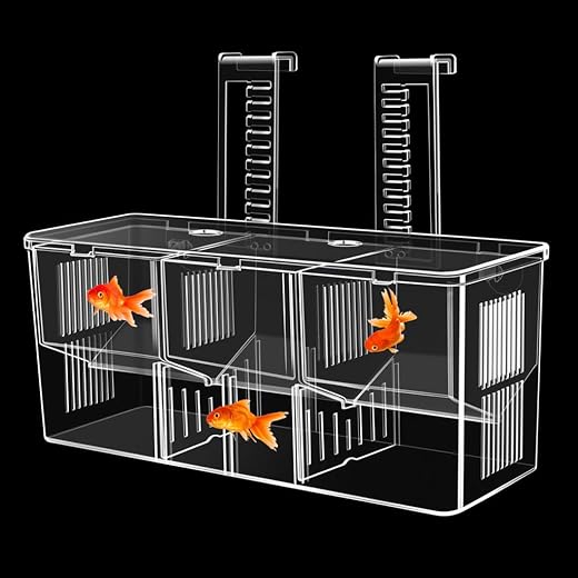 Aquarium Fish Breeding Box Double Layer 17.5x9x11cm