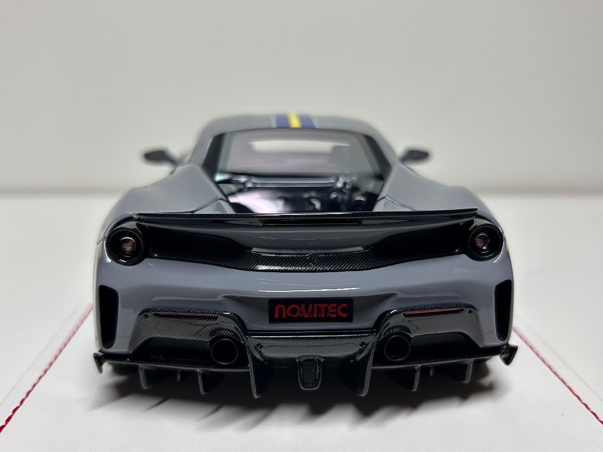 Amazon | 希少品 IVY 1/18 Novitec Ferrari 488 Pista Grigio