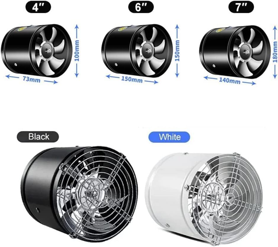 Miniatura 2 de Supersucción multifuncional ventilador de escape silencioso, potente ventilador de escape silencioso, ventilador de ventilación de aleación de