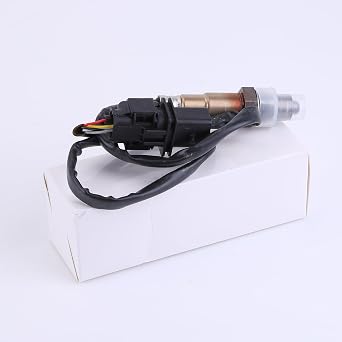 0258017140 Lambda Oxygen O2 Sensor Universal Replaces 5 Wire Oxygen O2 Lambda Sensor 6 Pin Car Oxygen Sensor Replacement for 0258017238, 0281004110, 0281004129, 0281004175, 0281004185, 0281004186
