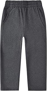 Pantalones Chandal Niño Adolescentes,con Cintura Ajustable Alta Elástico Jogger Pants Pantalon Largos Color Sólidos de Jogging con Bolsillos Casual Transpirables Joggers 3-13 Años