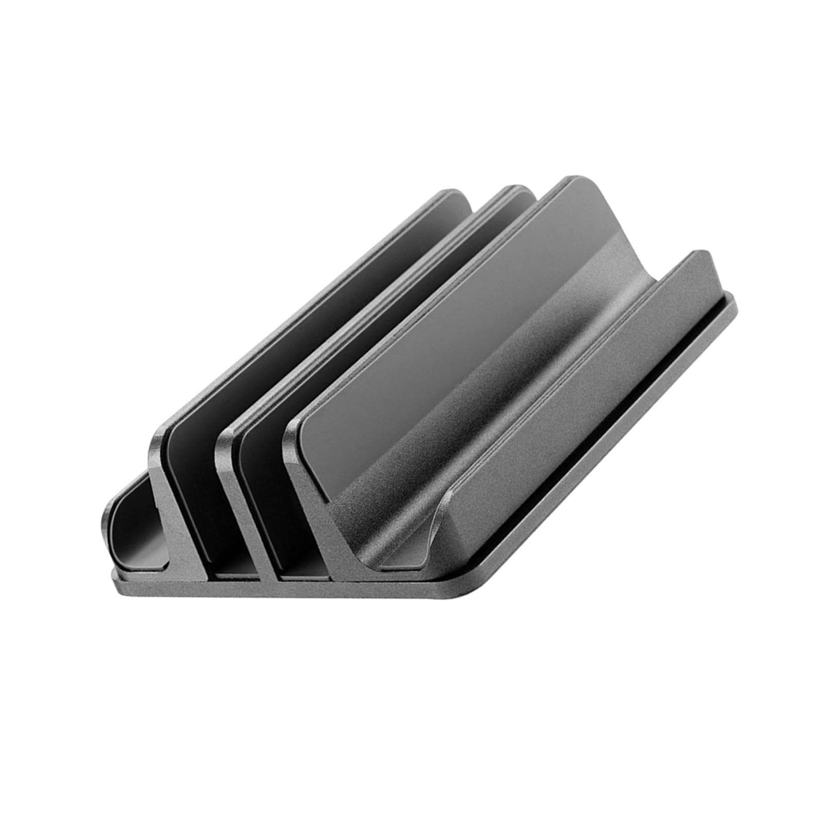 Supporto verticale in alluminio per tablet notebook Base antiscivolo salvaspazio per raffreddamento e compatibilità Supporto in alluminio