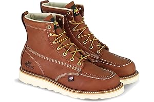 Botas Thorogood para hombre de trabajo: American Heritage de 6 pulgadas con puntera de acero