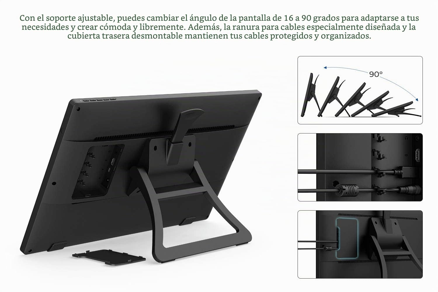 XPPen Artist 22 2nd Tableta gráfica con Pantalla 21,5" 8192 Niveles | Tableta gráfica Dibujo Digital sRGB ≥122%, Tableta de Conexión Tipo C Compatible con Móviles Android