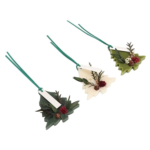 Miniatura 3 de 3 tabletas de aromaterapia, diferentes fragancias en forma de árbol de flores secas perfumadas cera para armario