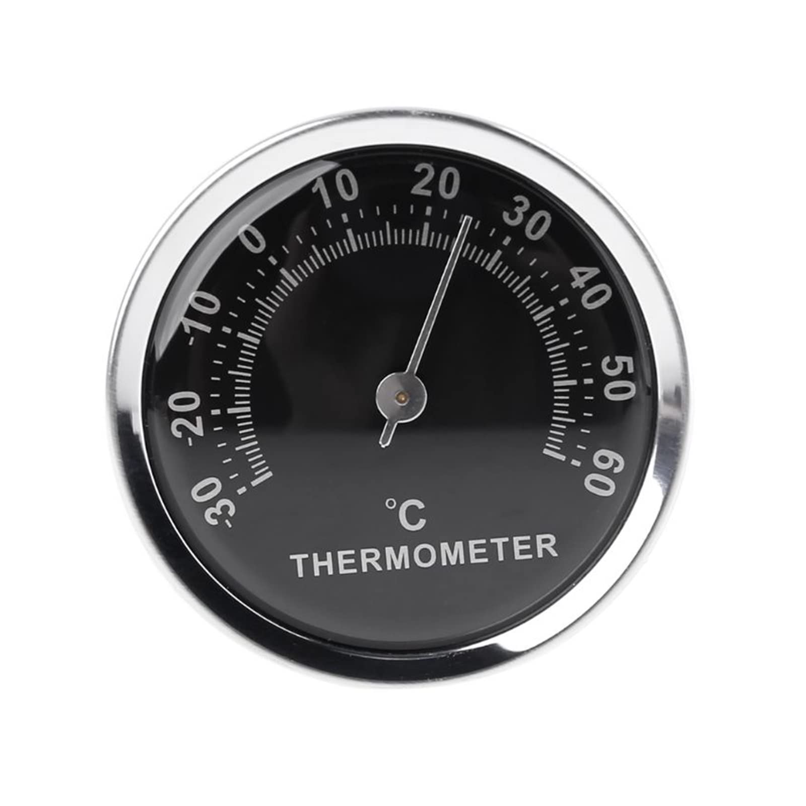 JFDBGU Mini Round 58mm Car Thermometer for Car Houses Offices Workshops Drop Shipping
