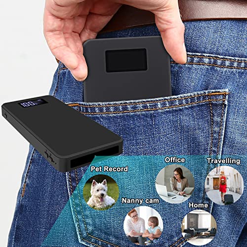 Xisru 64Gb Spy Camera Hidden Camera 10000 Mah Full Hd 1080P Mini Spy Hidden Camera,Nanny Cam Hidden Camera,Small Hidden Camera With Gravity Sensor/Night Vision - Portable Security Cameras No Wifi #TOP5