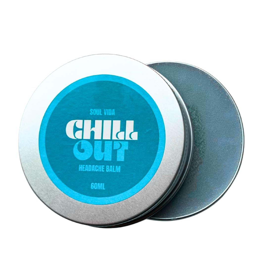 Chill Out Headache Balm - Made with Natural Butters & Oils - Plastic Free - 60ml