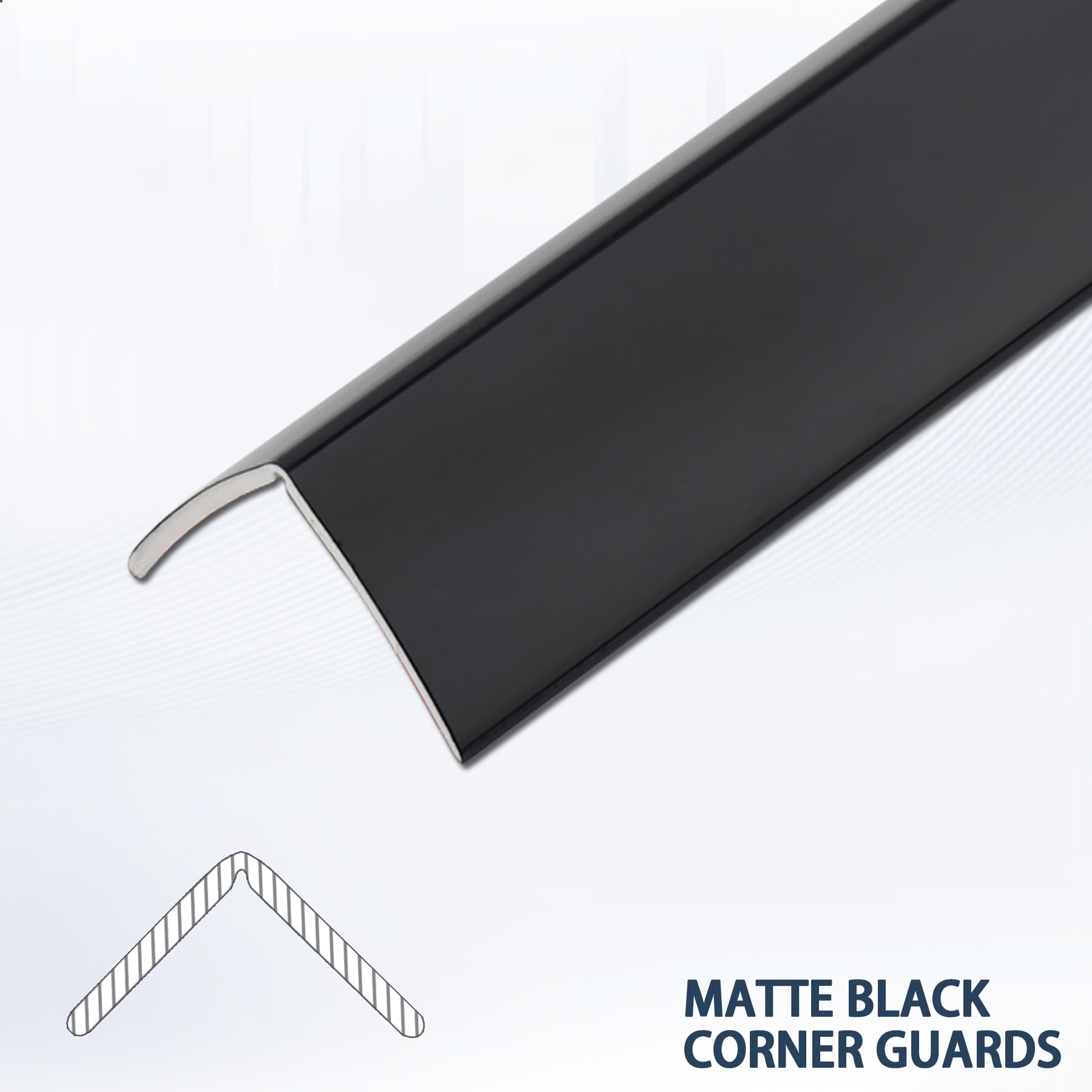 Snapklik.com : Coengwui L-Shaped Corner Guards, Peel And Stick Molding ...