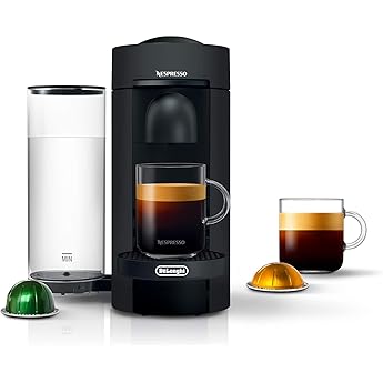 Nespresso CitiZ Coffee and Espresso Machine by De'Longhi with Milk Frother, Black, 9.3 x 14.6 x 10.9 inches