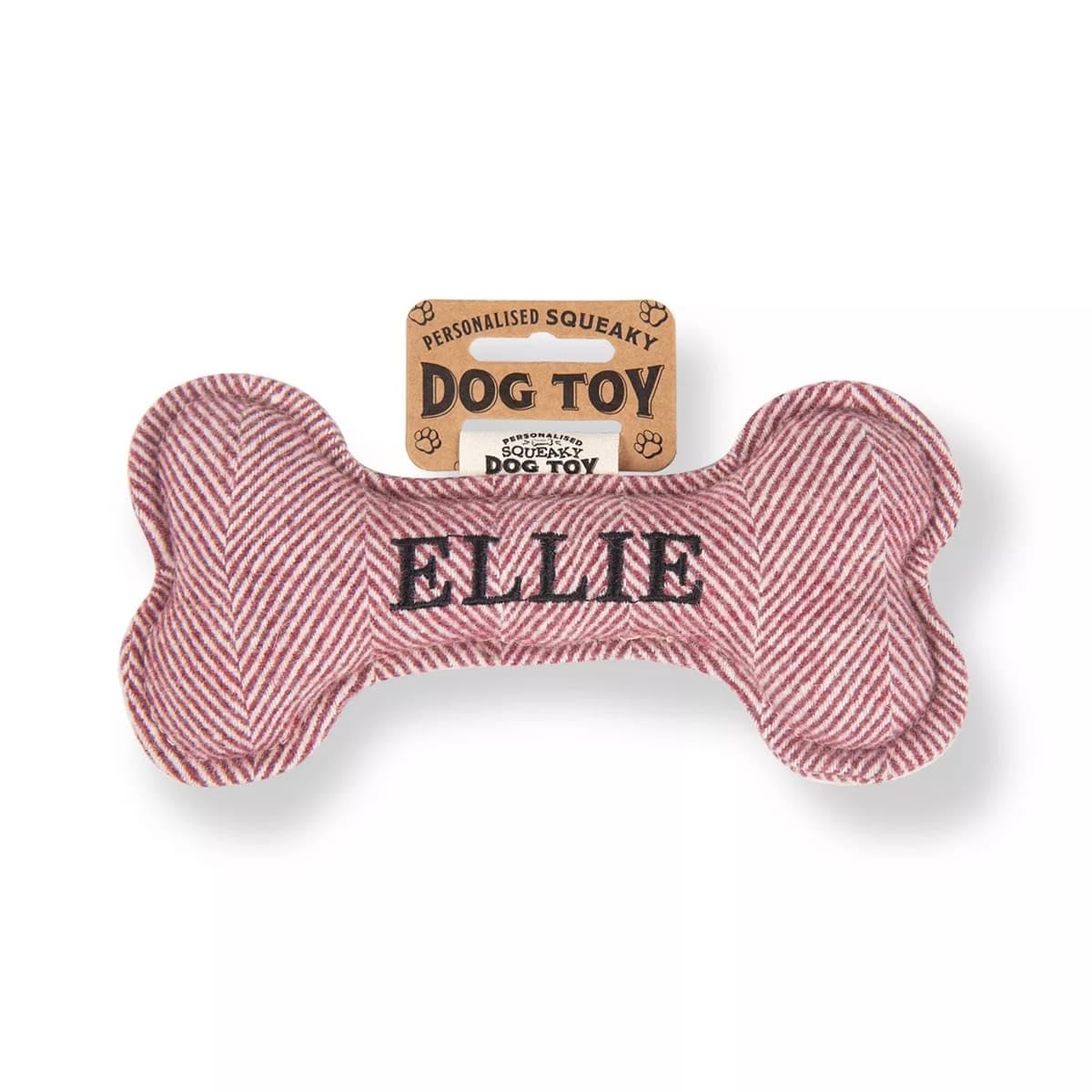 History & Heraldry Squeaky Dog Toy (Ellie), Natural