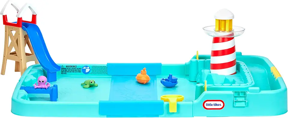 Little Tikes Splash Beach Water Table Splash Pad for Kids, Boys, Girls Ages 2+ Years